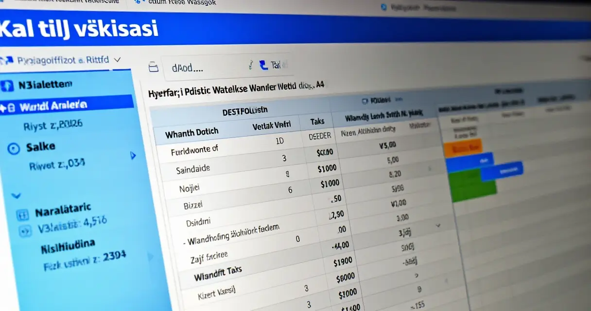 Palkanlaskentaohjelman k&auml;ytt&ouml;liittym&auml; n&auml;ytt&auml;&auml; palkanlaskennan ja ennakonpid&auml;tyksen tiedot