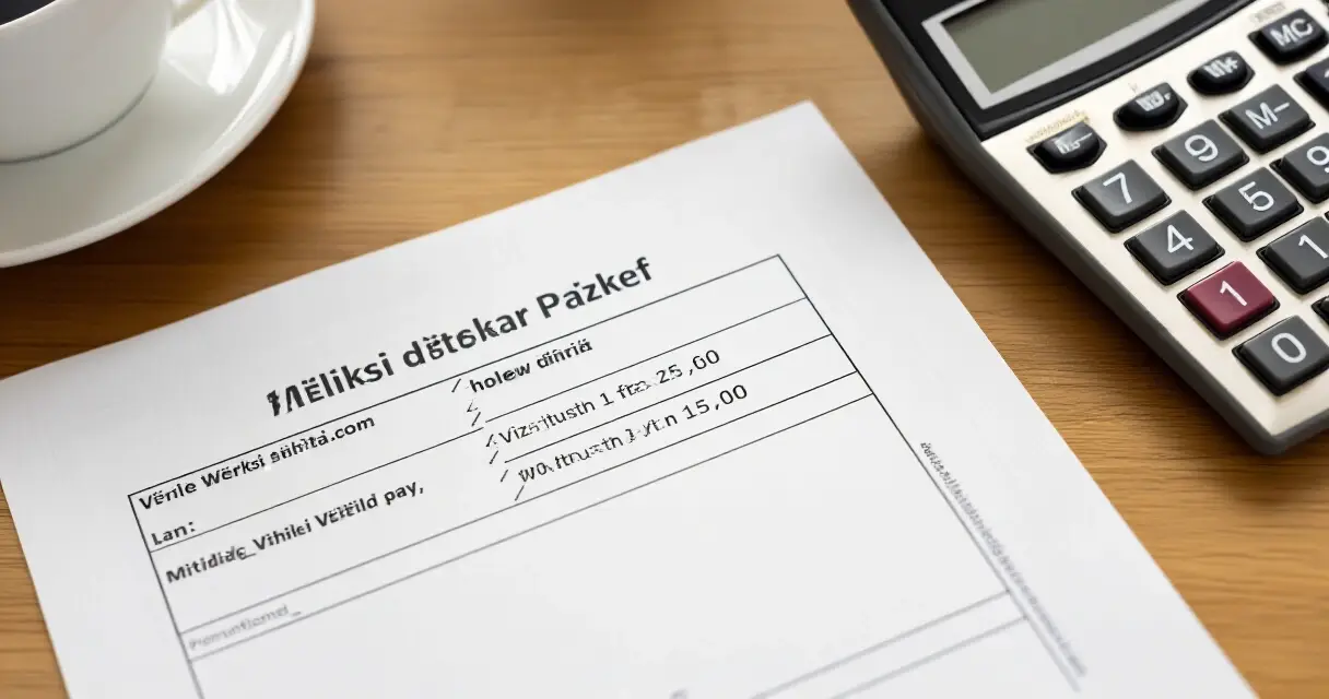 Palkkalaskelma jossa lomaraha ja lomakorvaus er&auml;t n&auml;kyv&auml;t selke&auml;sti